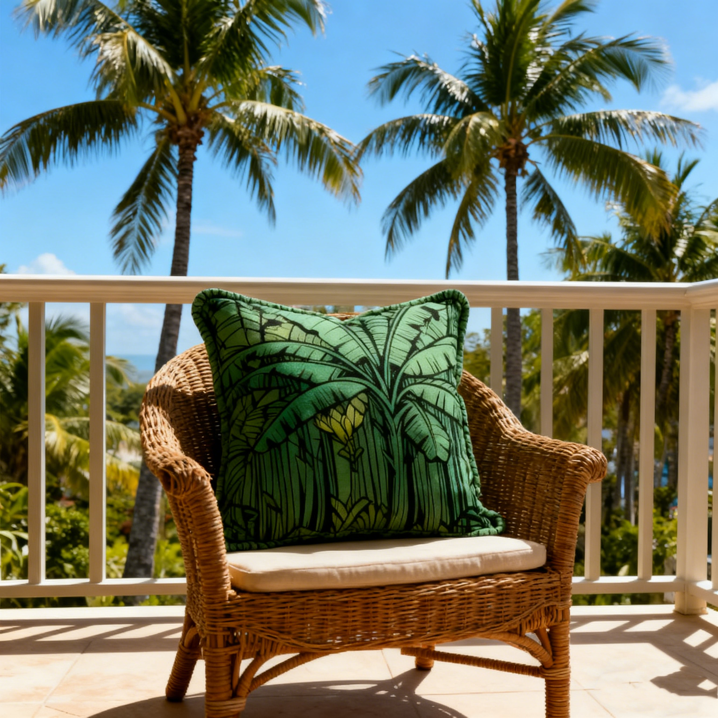 Black Bird Cushion Cover - 45cm x 45cm