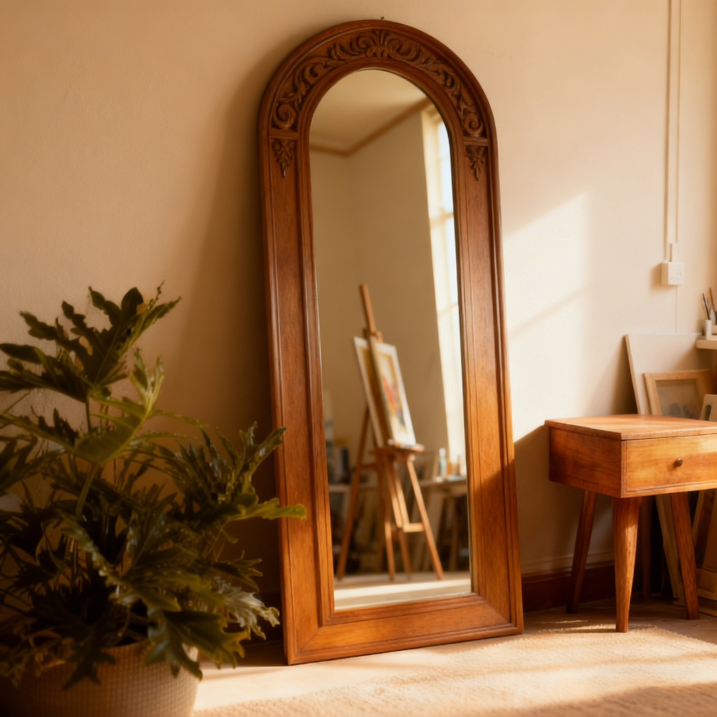 Bahama Rattan Mirror