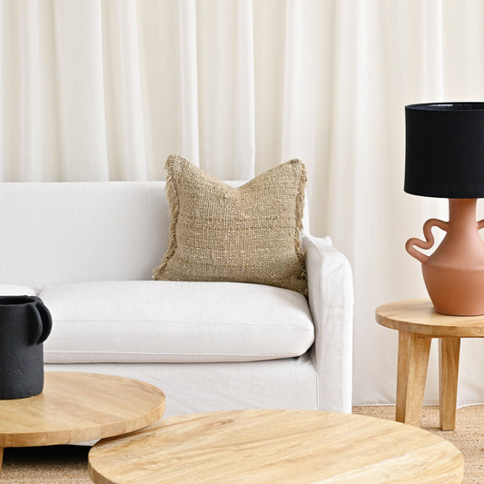 Ahaan Natural Cushion Cover - 45cm x 45cm