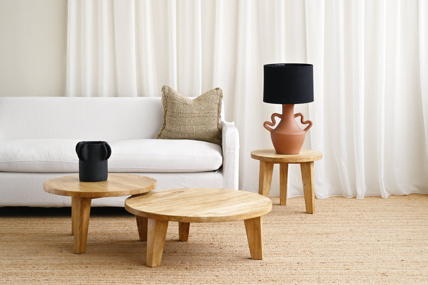 Ahaan Natural Cushion Cover - 45cm x 45cm