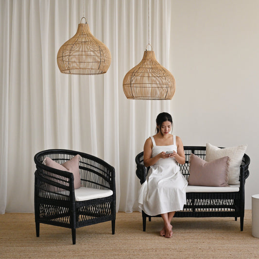 Bola Pendant Lampshade Natural