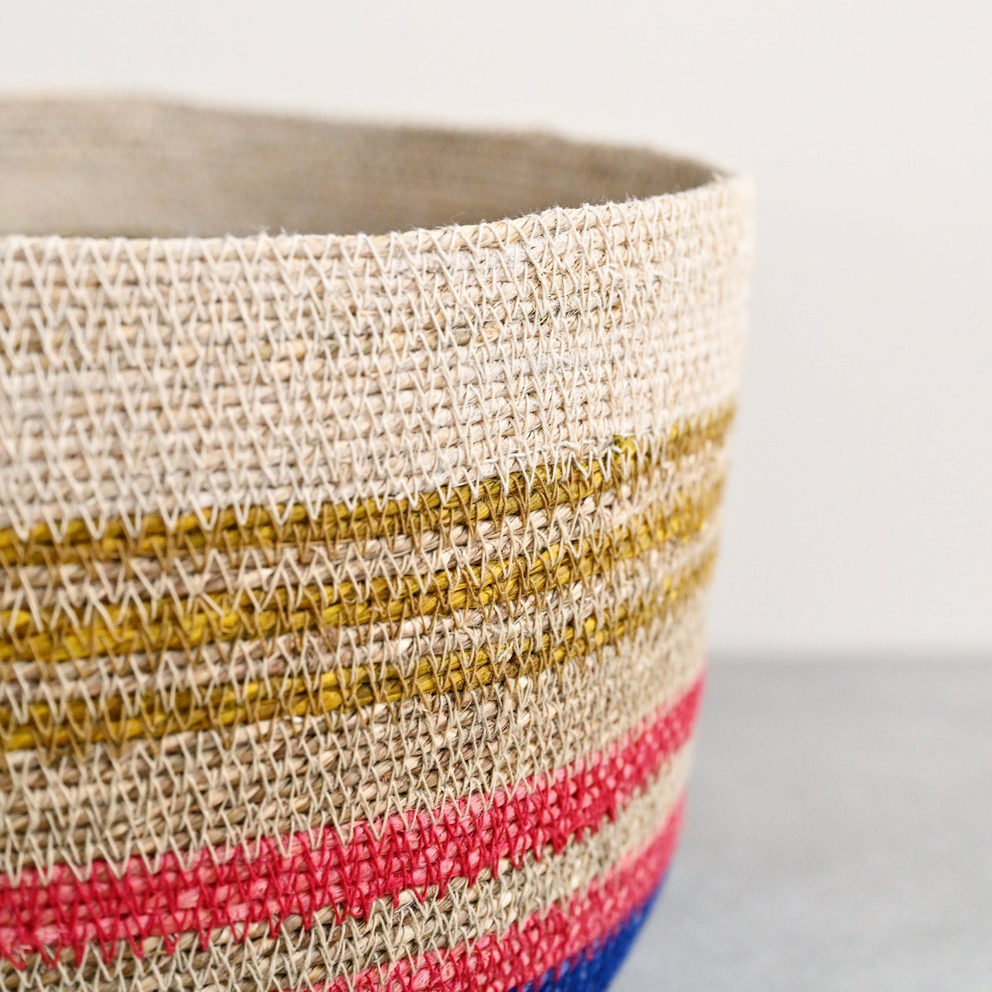 Surat Striped Basket