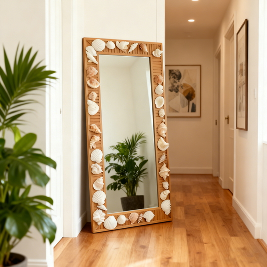 Kediri Standing Mirror Black - 180cm x 80cm