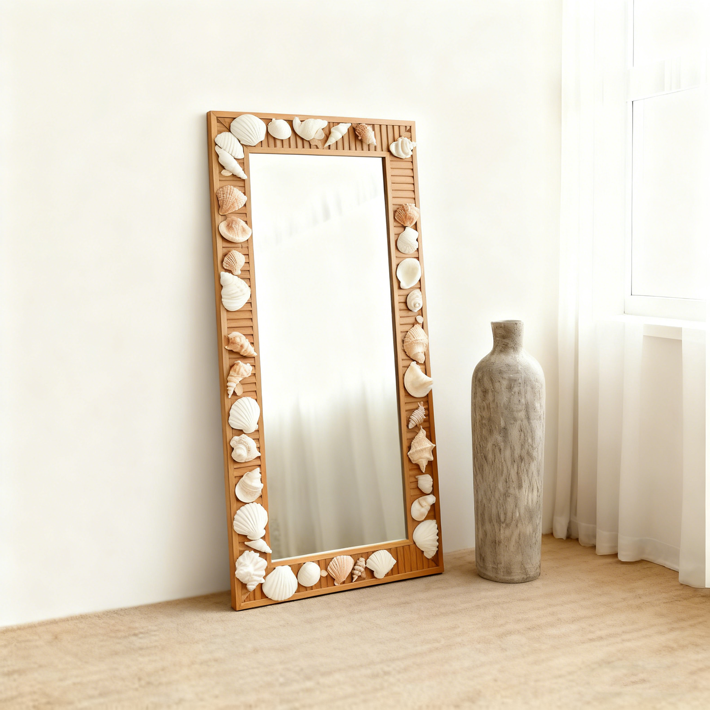 Kediri Standing Mirror Black - 180cm x 80cm