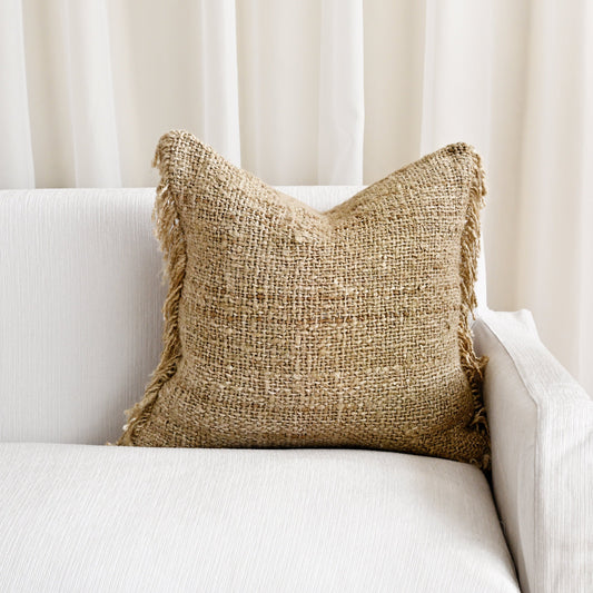 Ahaan Natural Cushion Cover - 45cm x 45cm