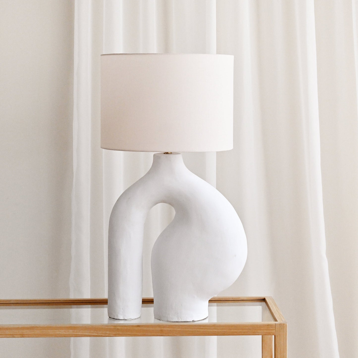 Langsa Table Lamp - White