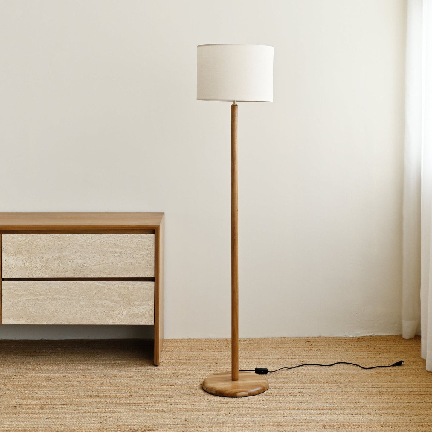 Mercury Standing Lamp - Natural