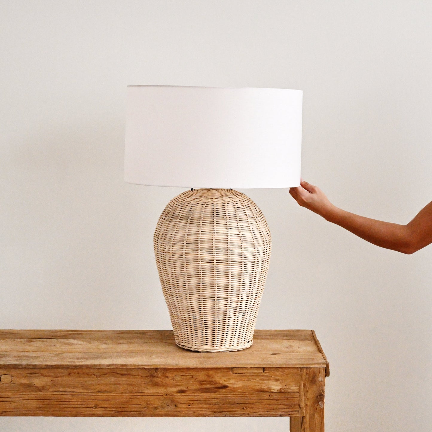 Rattan Table Lamp