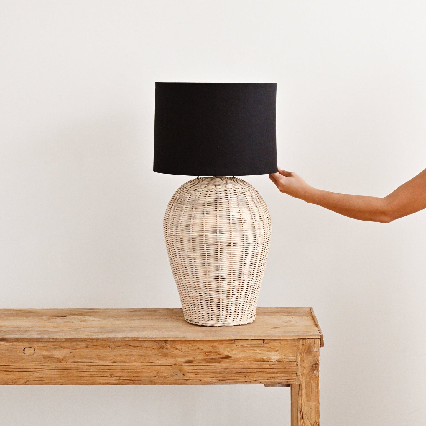 Rattan Table Lamp