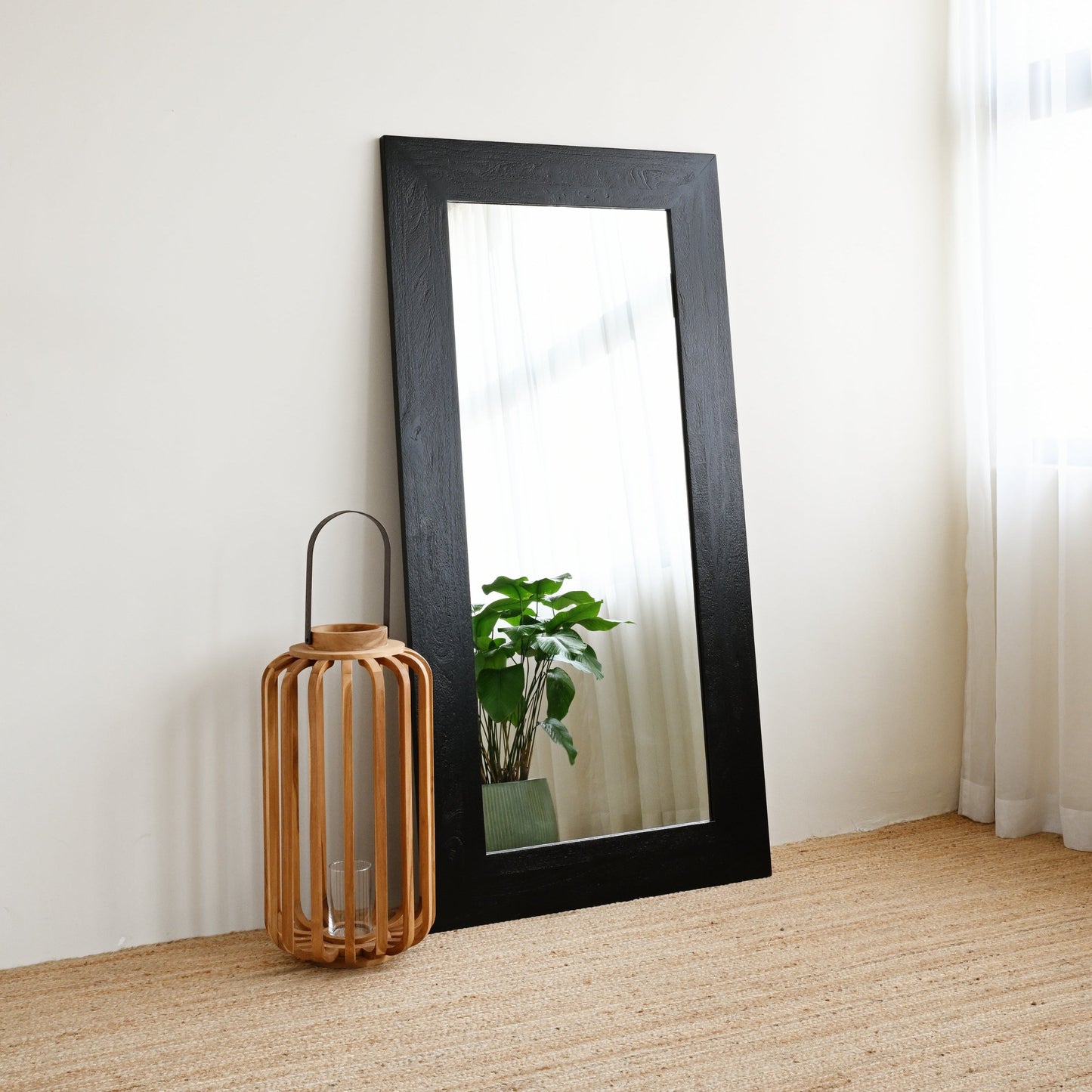 Santorini Mirror 180cm - Rustic Black