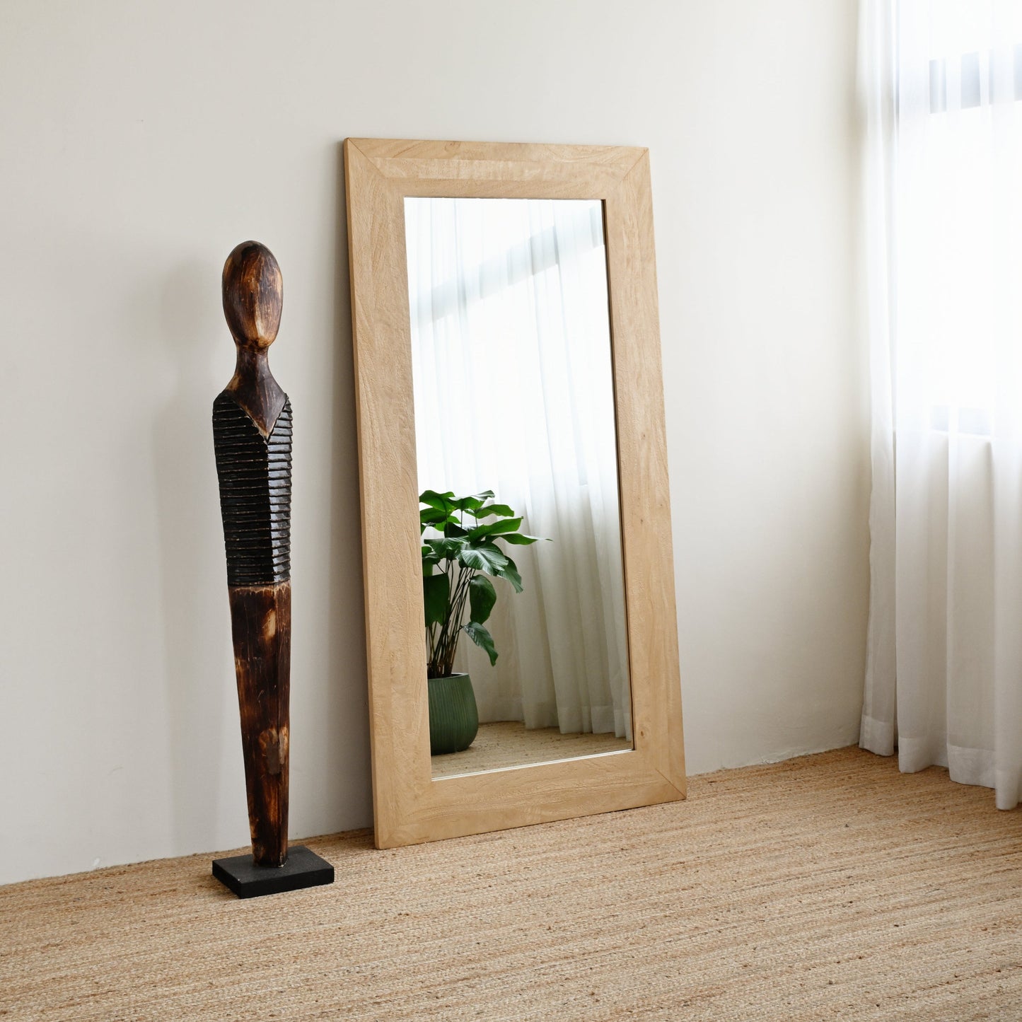 Santorini Mirror 180cm - Rustic Natural