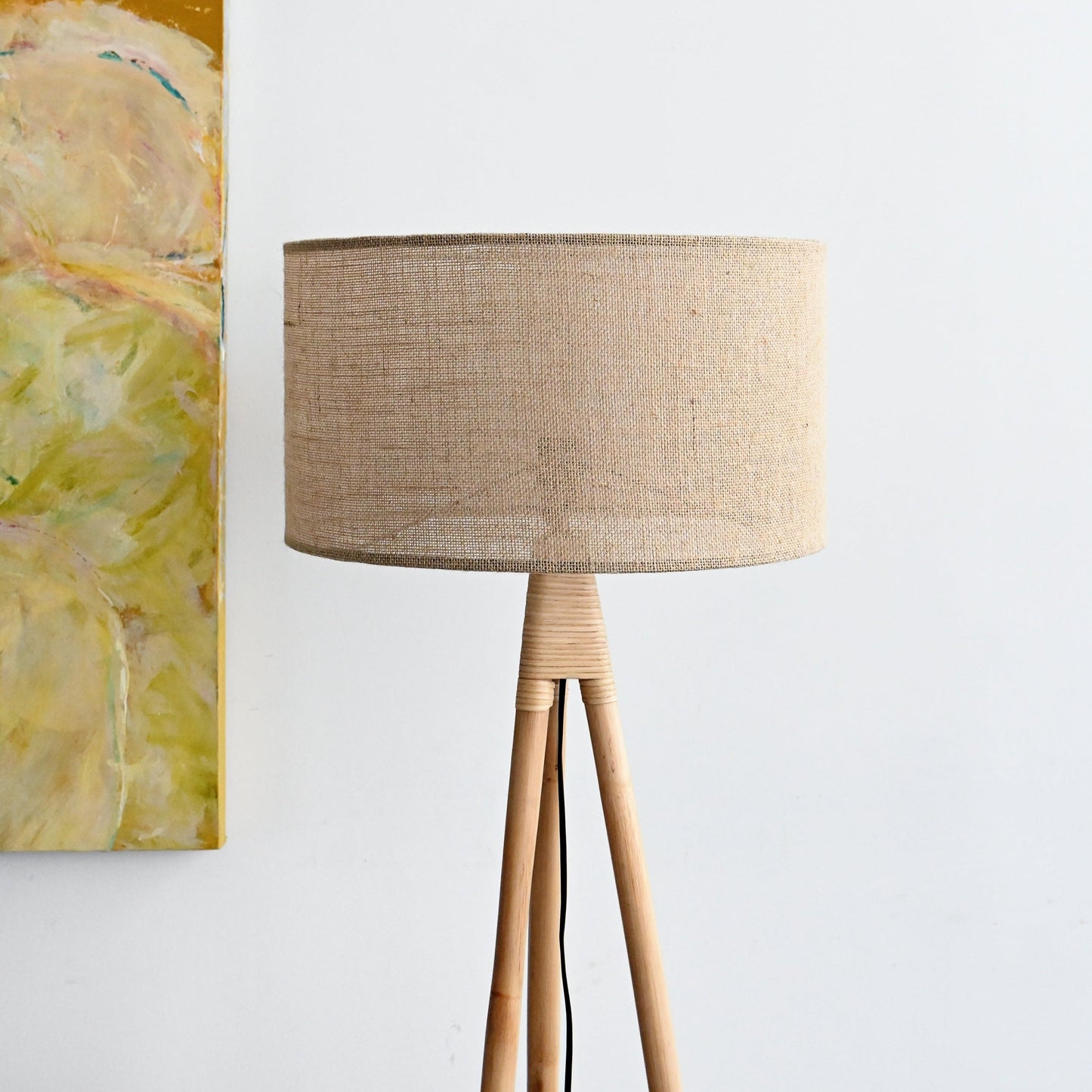 Lime Standing Lamp - Natural
